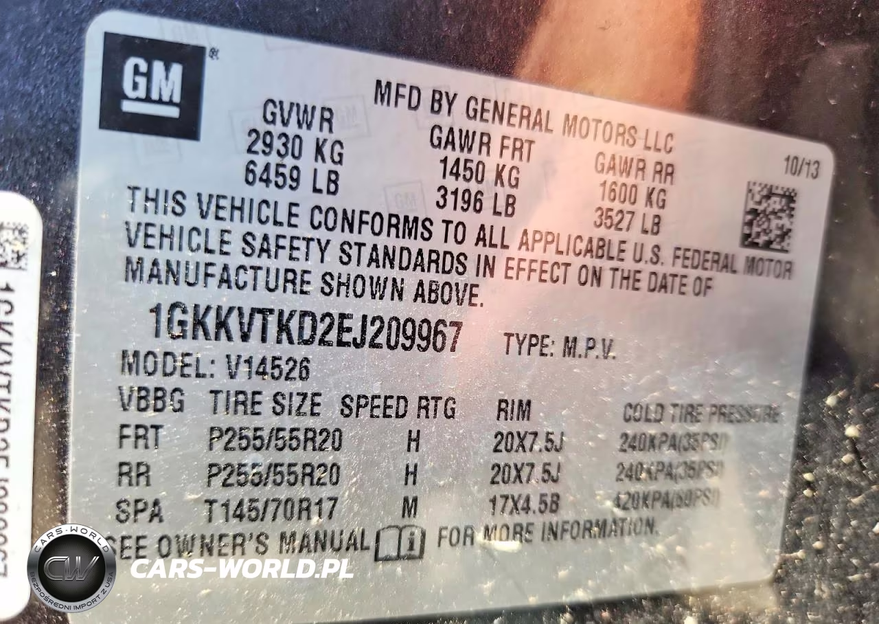 2014 GMC Acadia Denali VIN:1GKKVTKD2EJ209967 - 13