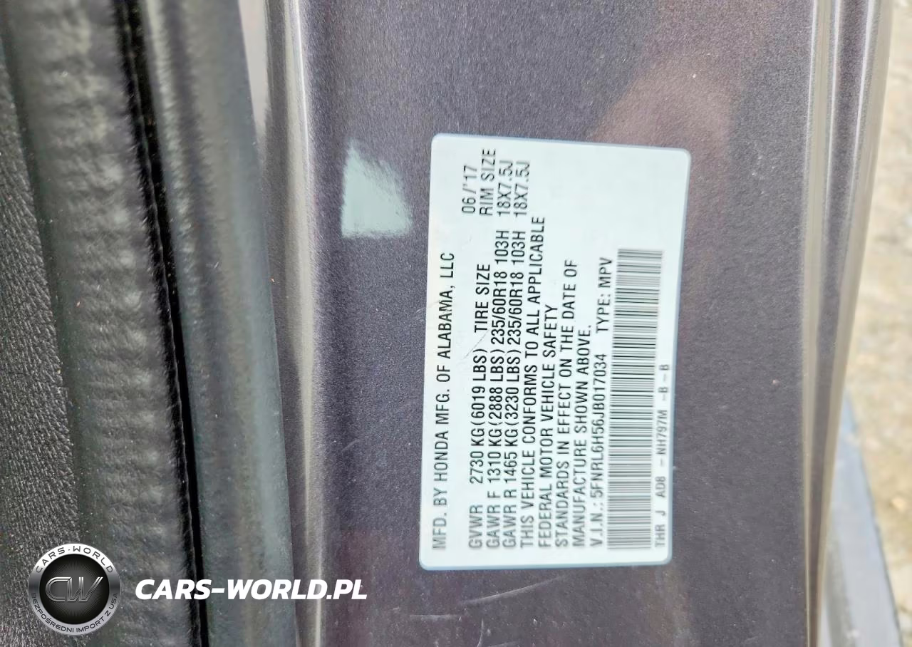 2018 Honda Odyssey Ex VIN:5FNRL6H56JB017034 - 13