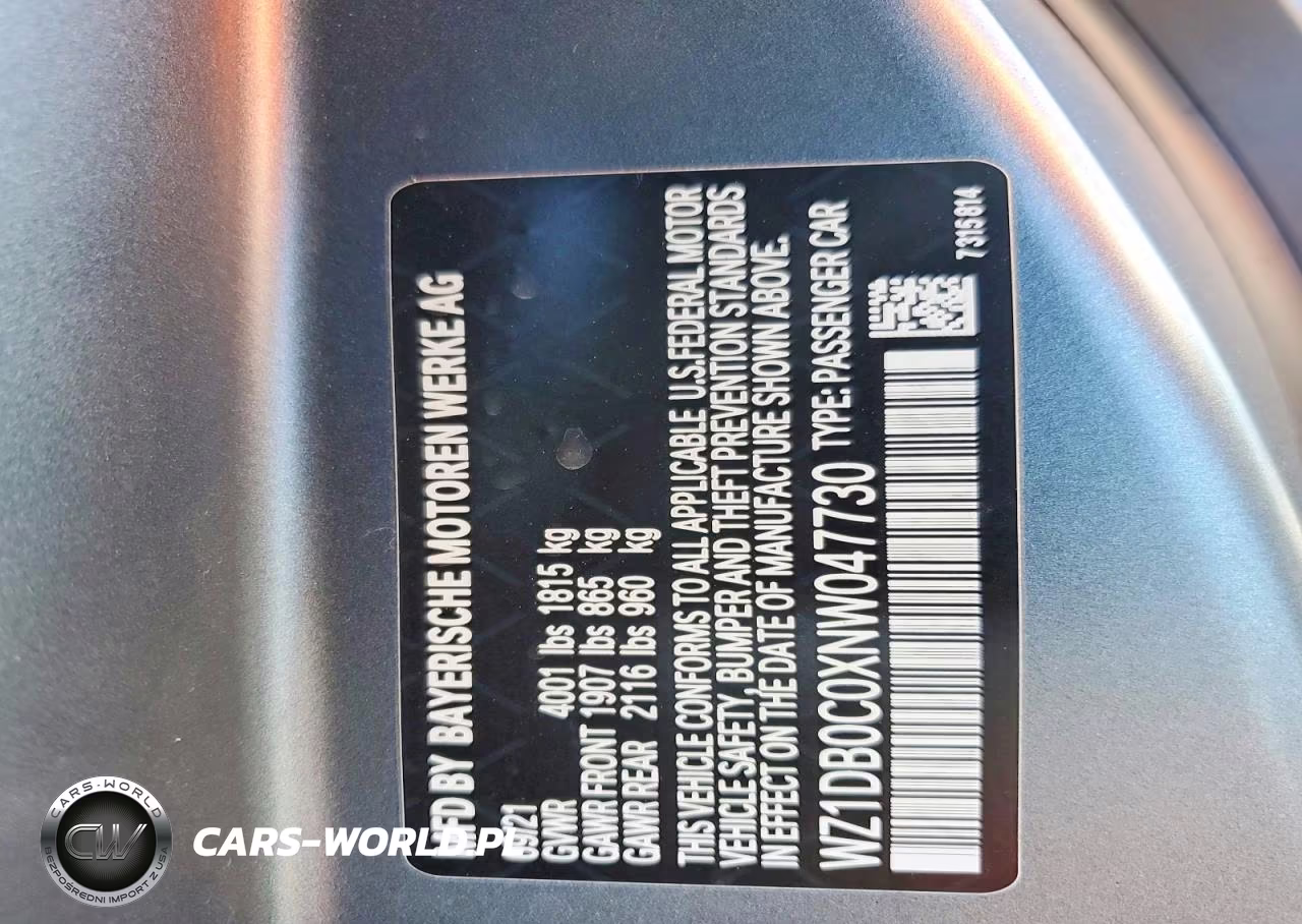 2022 Toyota Gr Supra A91-Cf Edition VIN:WZ1DB0C0XNW047730 - 13