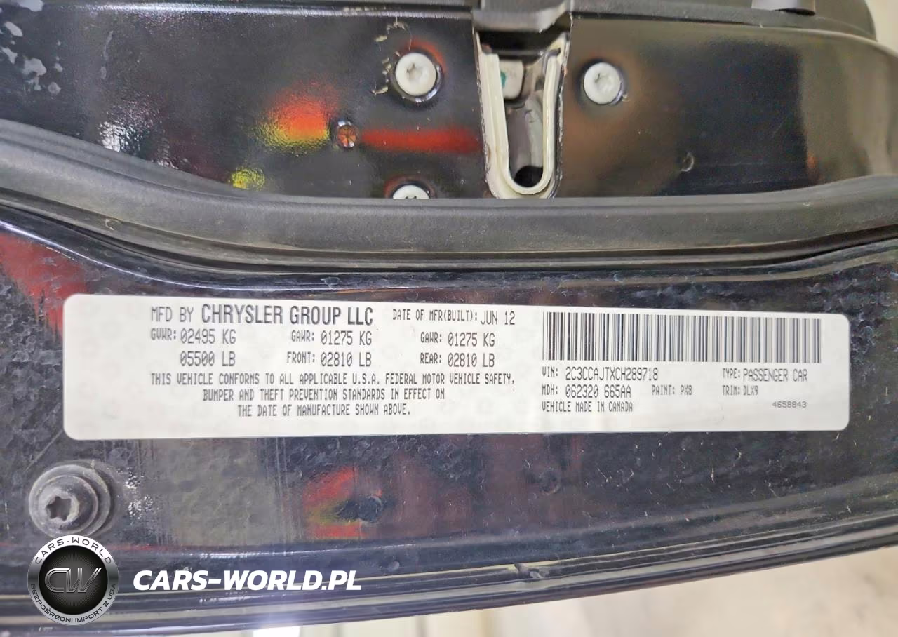 2012 Chrysler 300 VIN:2C3CCAJTXCH289718 - 12