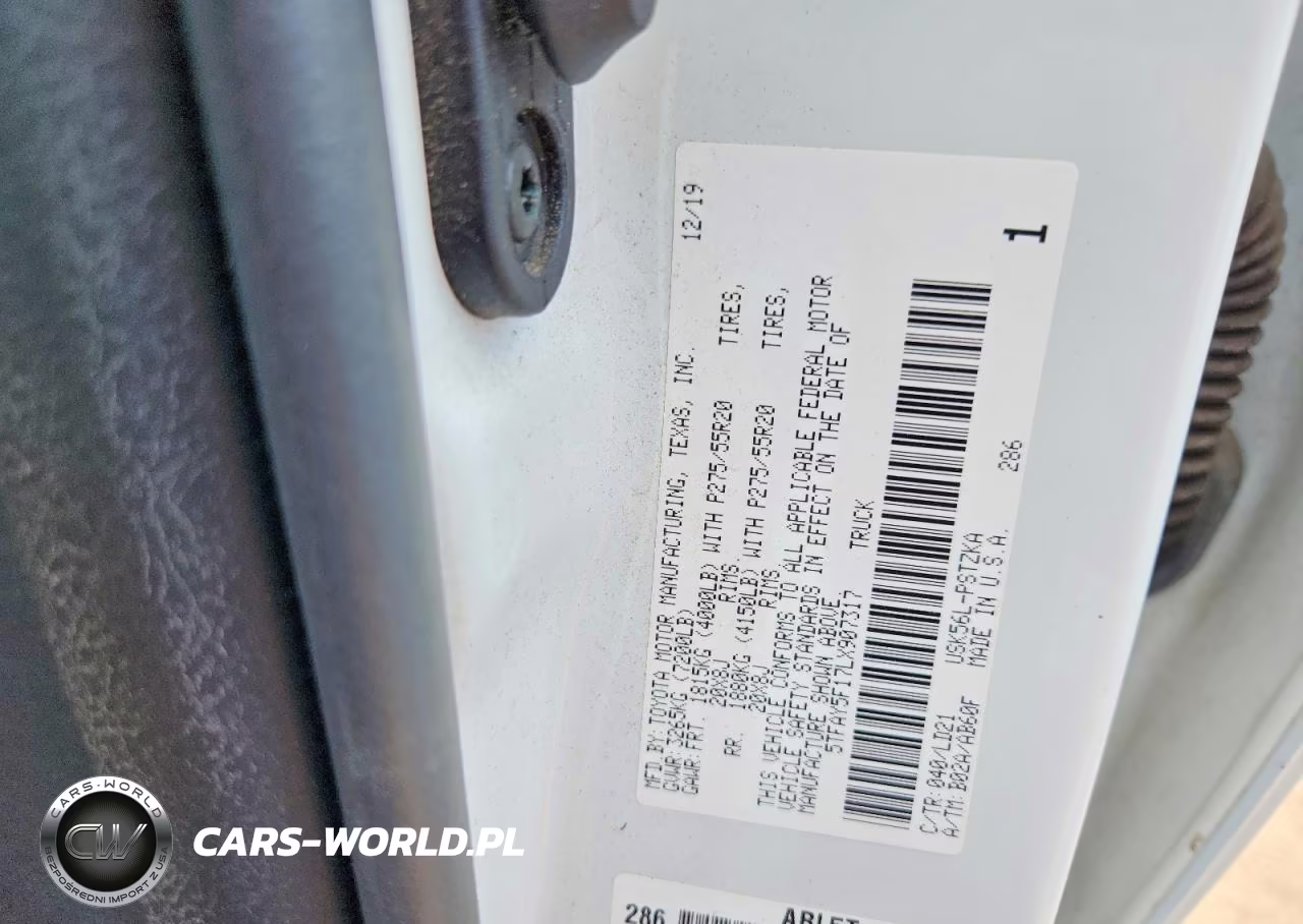 2020 Toyota Tundra 1794 Edition VIN:5TFAY5F17LX907317 - 13