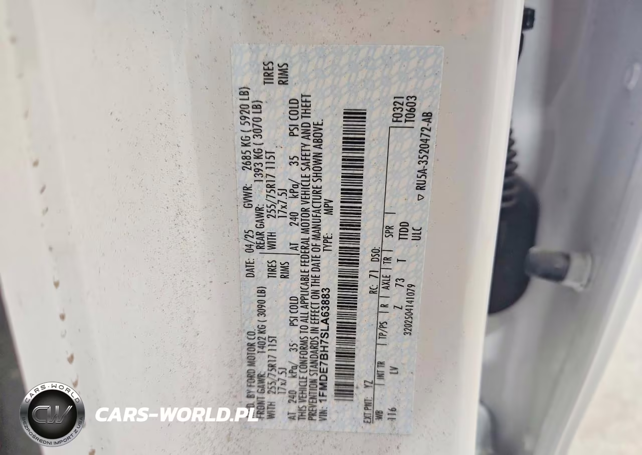 2025 Ford Bronco Big Bend VIN:1FMDE7BH7SLA63883 - 14