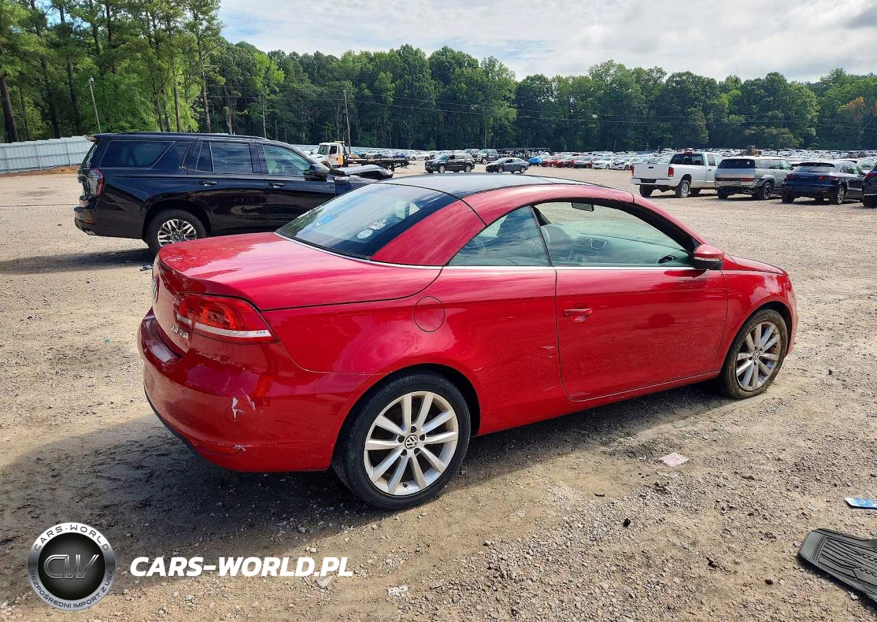 2012 Volkswagen Eos Komfort VIN:WVWBW7AH1CV001301 - 3