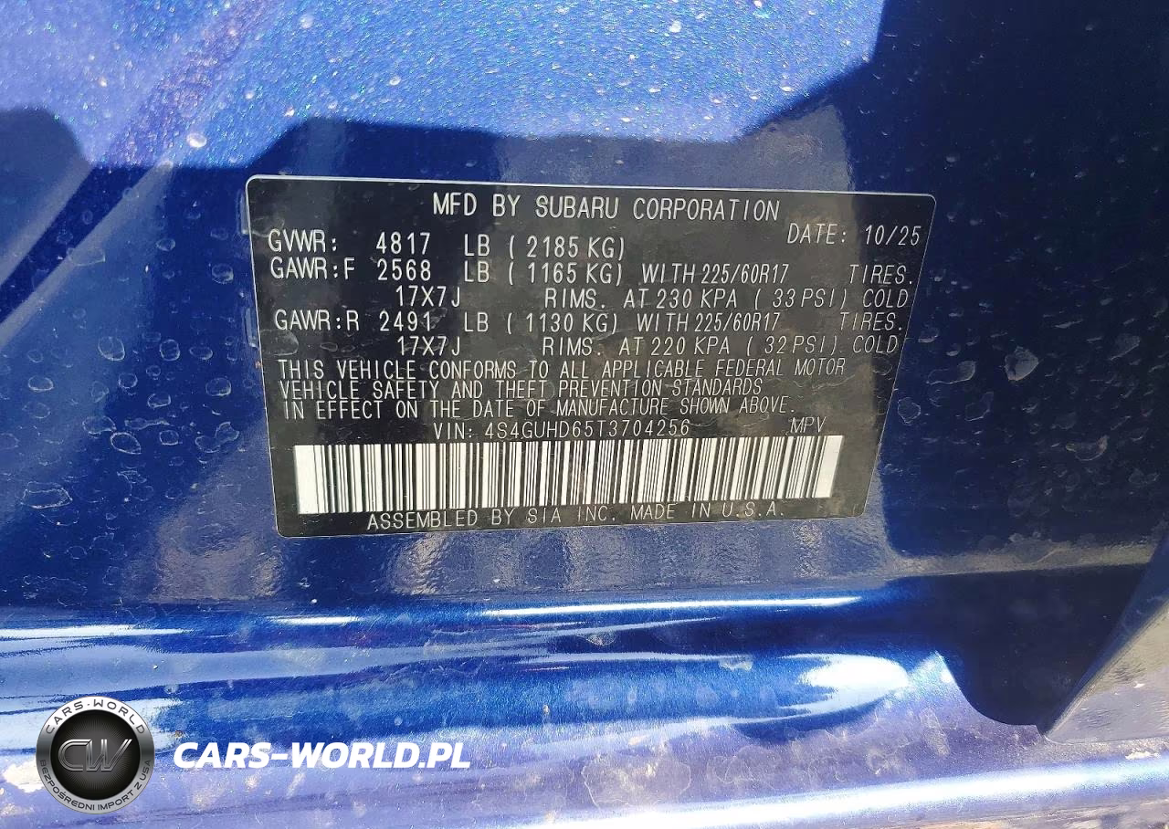 2026 Subaru Crosstrek Premium VIN:4S4GUHD65T3704256 - 12