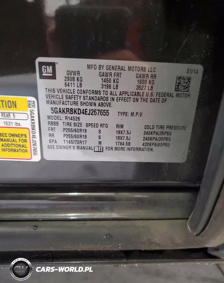 2014 Buick Enclave VIN:5GAKRBKD4EJ267655 - 13