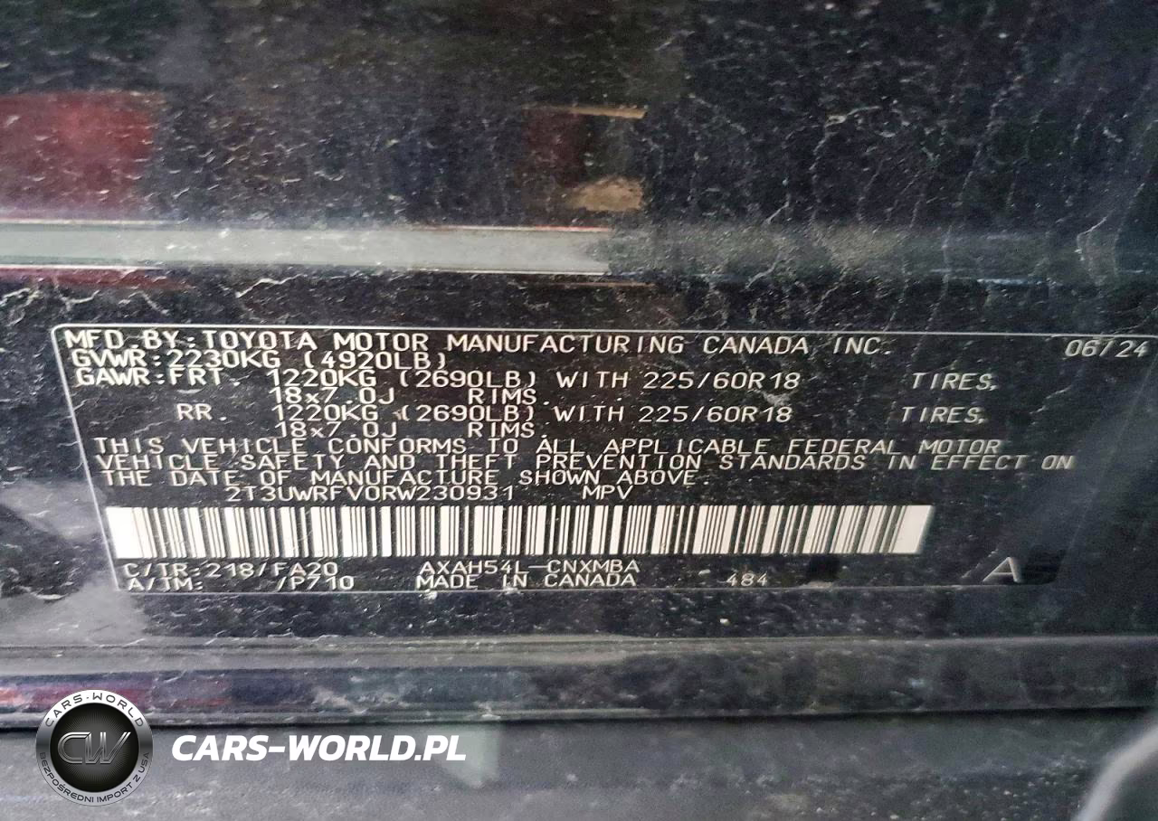 2024 Toyota Rav4 Woodland Edition VIN:2T3UWRFV0RW230931 - 13