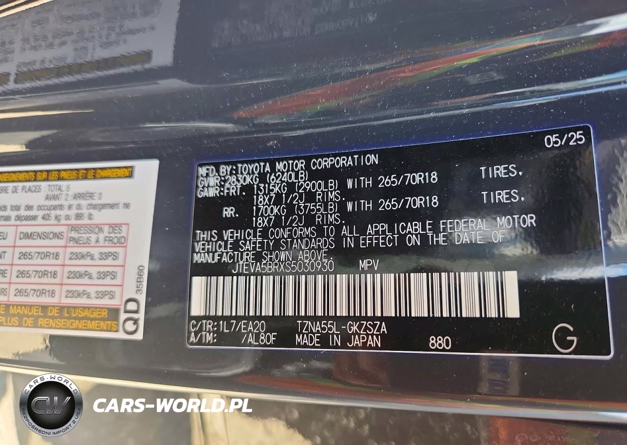2025 Toyota 4Runner Trd Off-Road Premium VIN:JTEVA5BRXS5030930 - 14