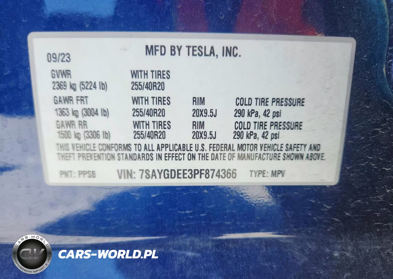 2023 Tesla Model Y VIN:7SAYGDEE3PF874366 - 12