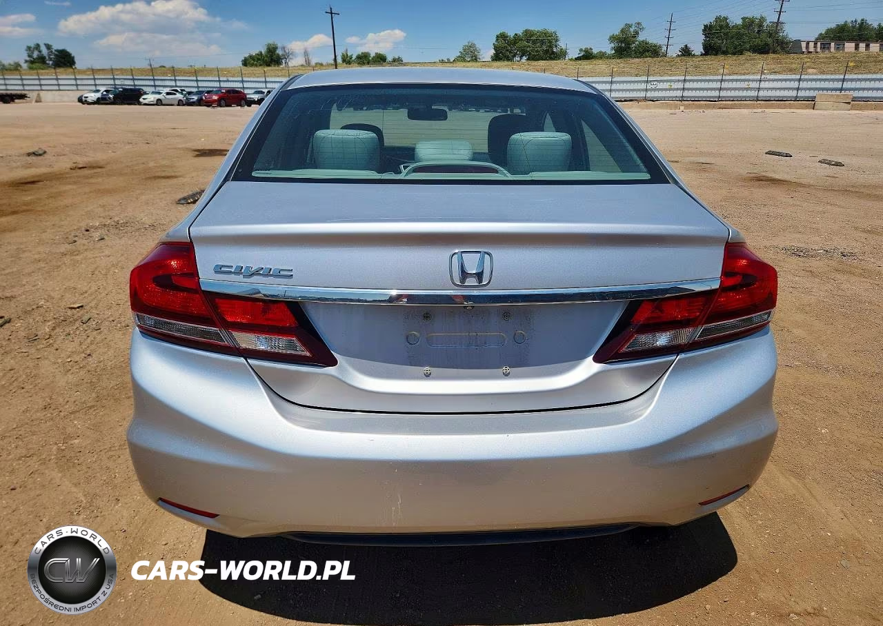 2014 Honda Civic Lx VIN:19XFB2F57EE037726 - 6