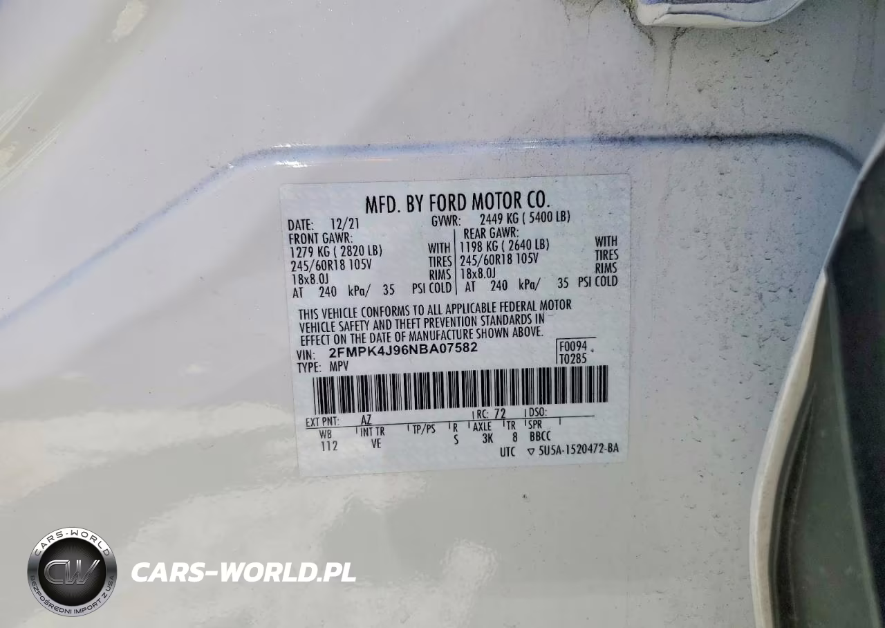 2022 Ford Edge Sel VIN:2FMPK4J96NBA07582 - 14