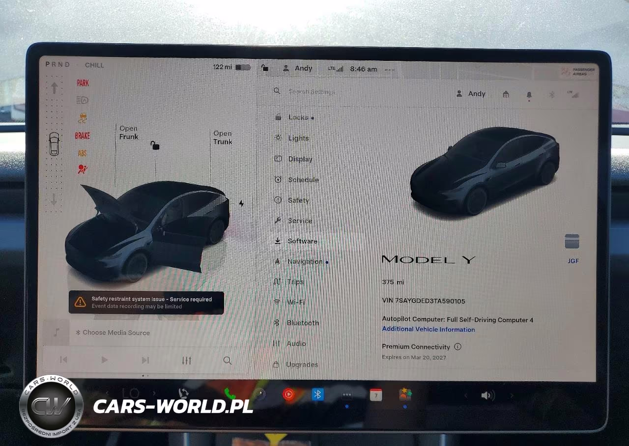 2026 Tesla Model Y VIN:7SAYGDED3TA590105 - 9