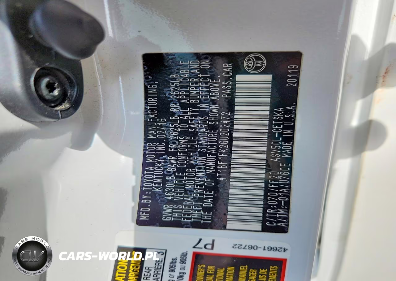 2016 Toyota Camry Se VIN:4T1BF1FK2GU202472 - 12