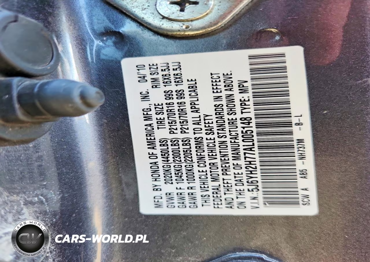2010 Honda Element Ex VIN:5J6YH2H77AL005148 - 12