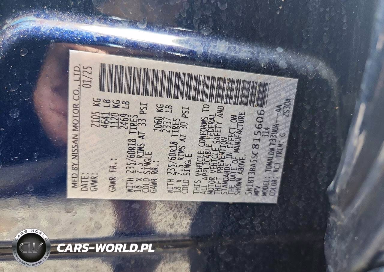 2025 Nissan Rogue Sv VIN:5N1BT3BA5SC815606 - 14