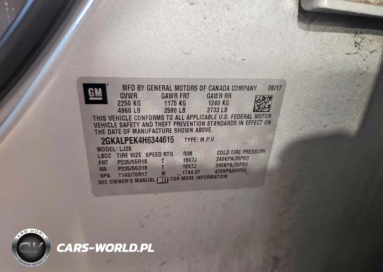 2017 GMC Terrain Slt VIN:2GKALPEK4H6344615 - 13