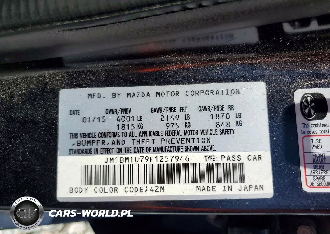 2015 Mazda 3 Sport VIN:JM1BM1U79F1257946 - 12
