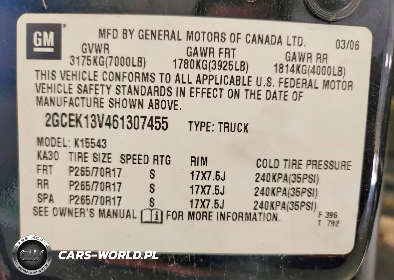 2006 Chevrolet Silverado K1500 VIN:2GCEK13V461307455 - 12