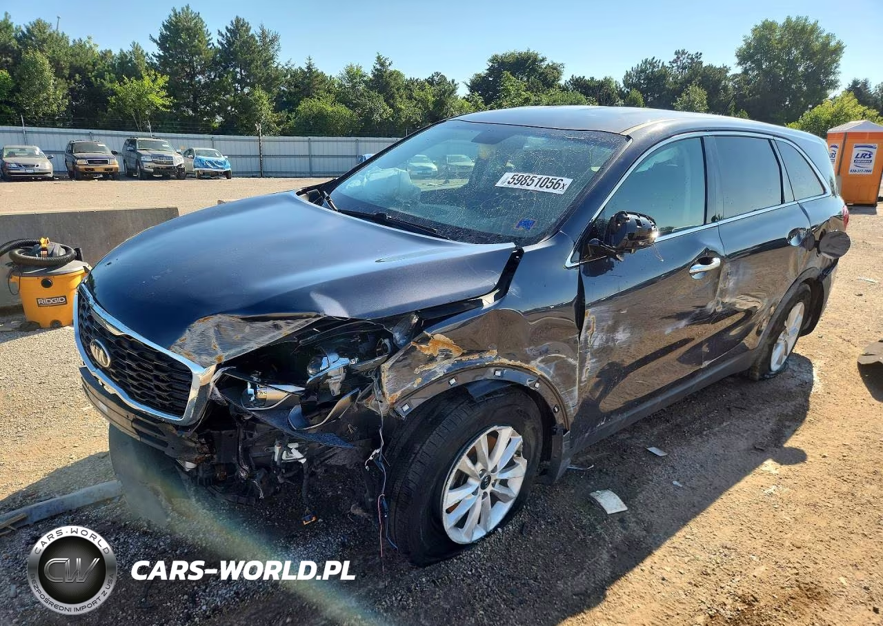 2019 Kia Sorento Lx V6 VIN:5XYPG4A56KG446971 - 1