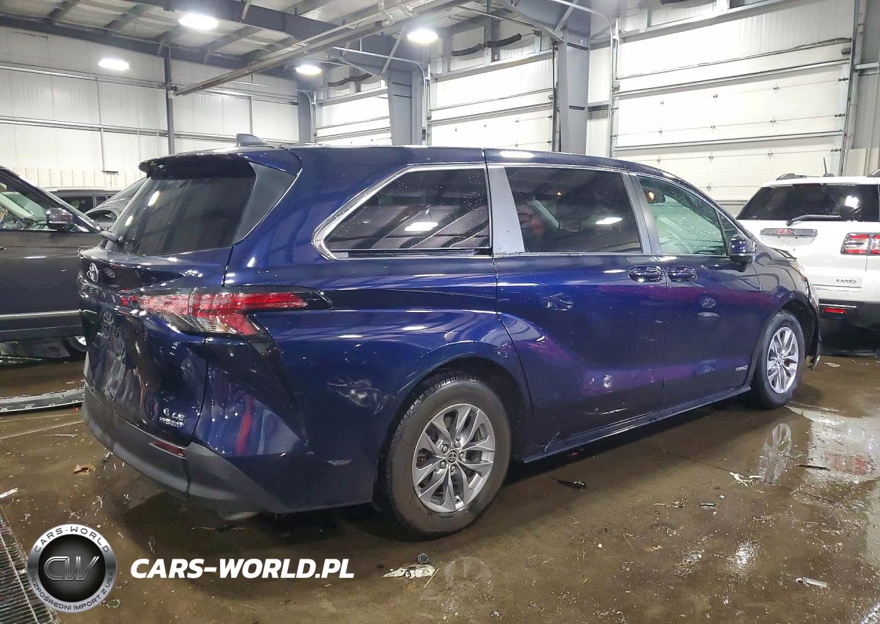 2021 Toyota Sienna Le VIN:5TDKRKEC0MS021169 - 3