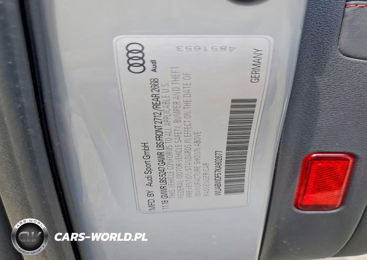 2019 Audi Rs5 VIN:WUABWDF57KA902677 - 12