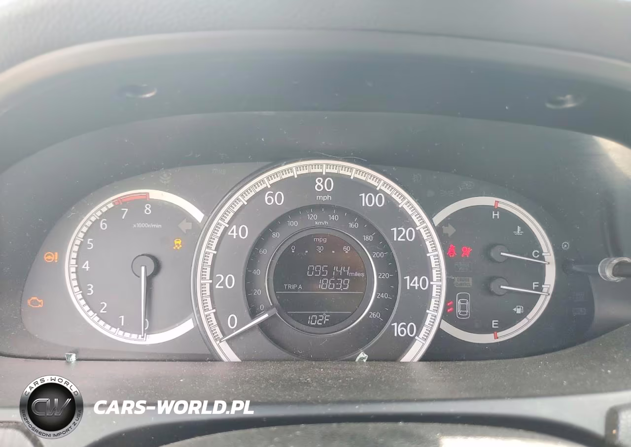 2013 Honda Accord Ex VIN:1HGCR2F75DA032608 - 9