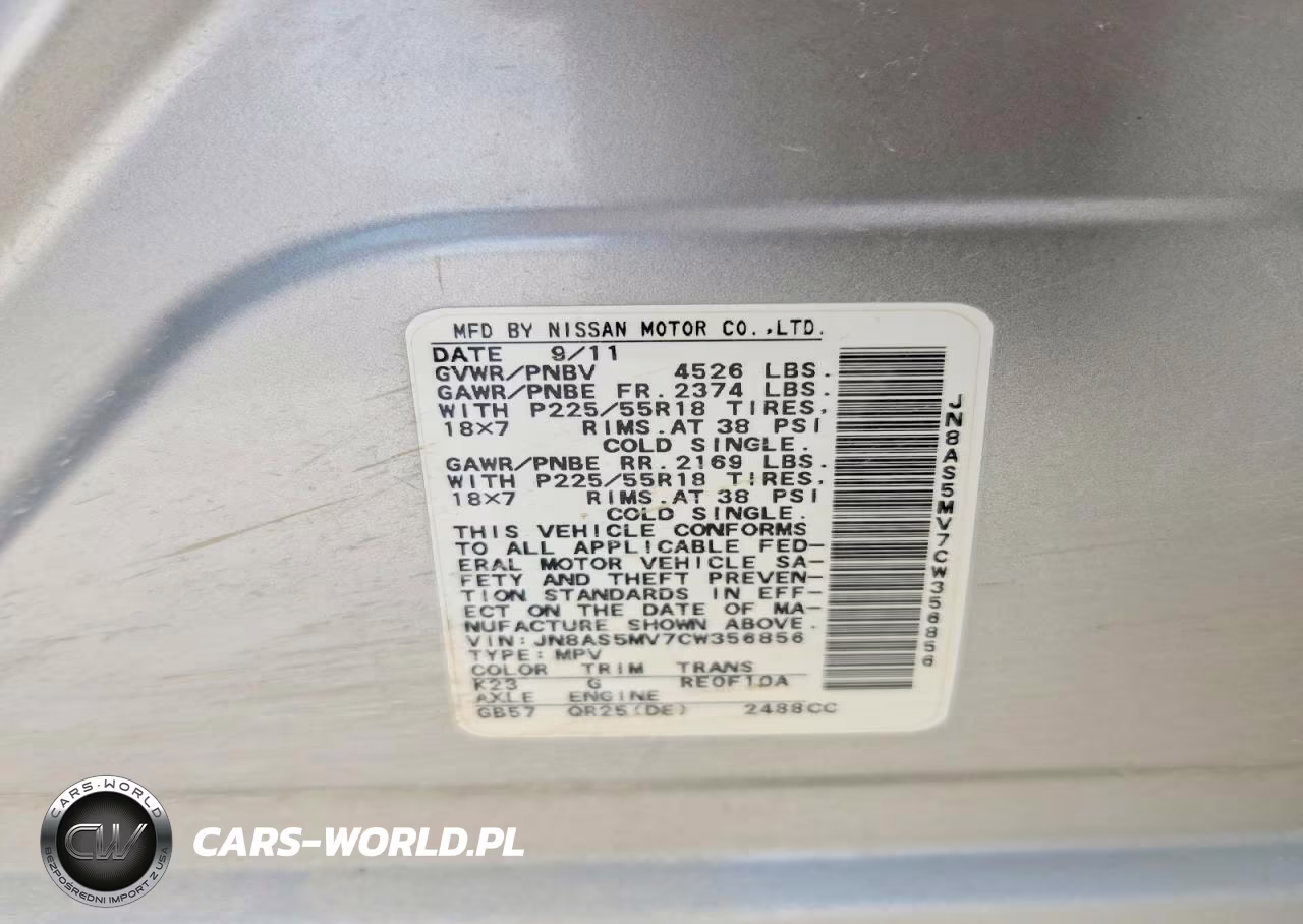 2012 Nissan Rogue S VIN:JN8AS5MV7CW356856 - 13