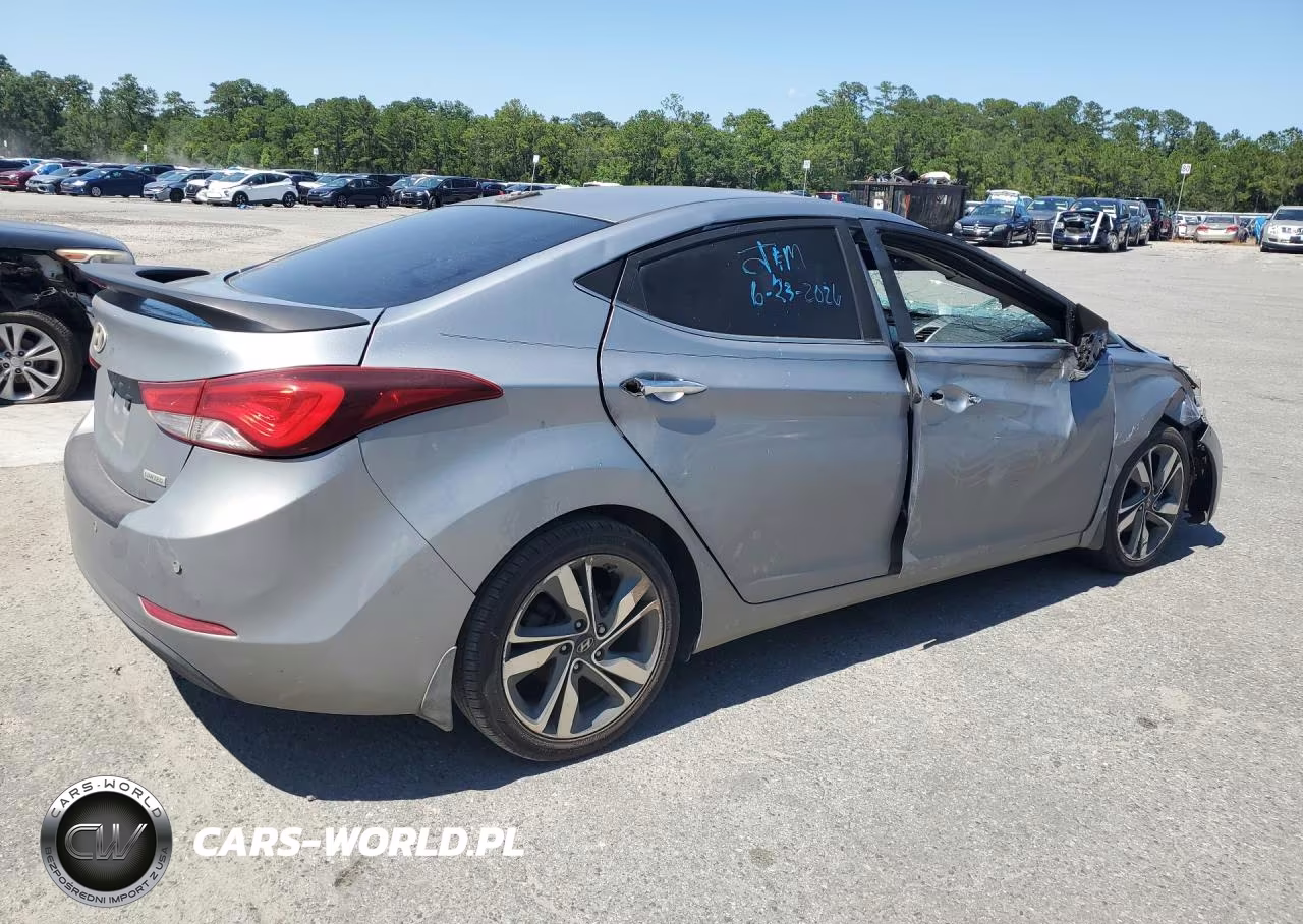 2015 Hyundai Elantra Limited VIN:KMHDH4AE8FU426303 - 3