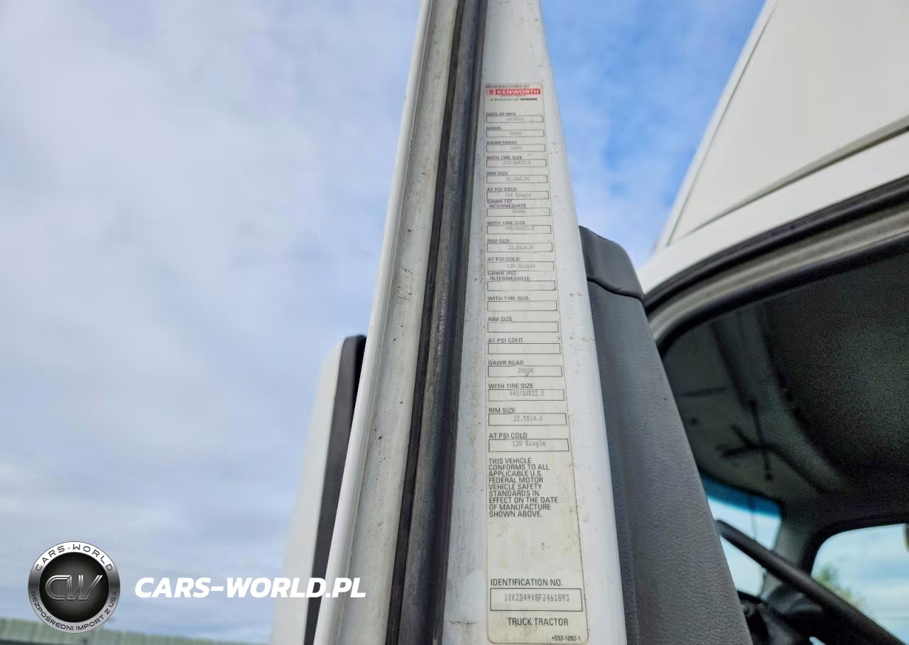 2015 Kenworth T880 Semi Truck VIN:1XKZD49X8FJ461893 - 10