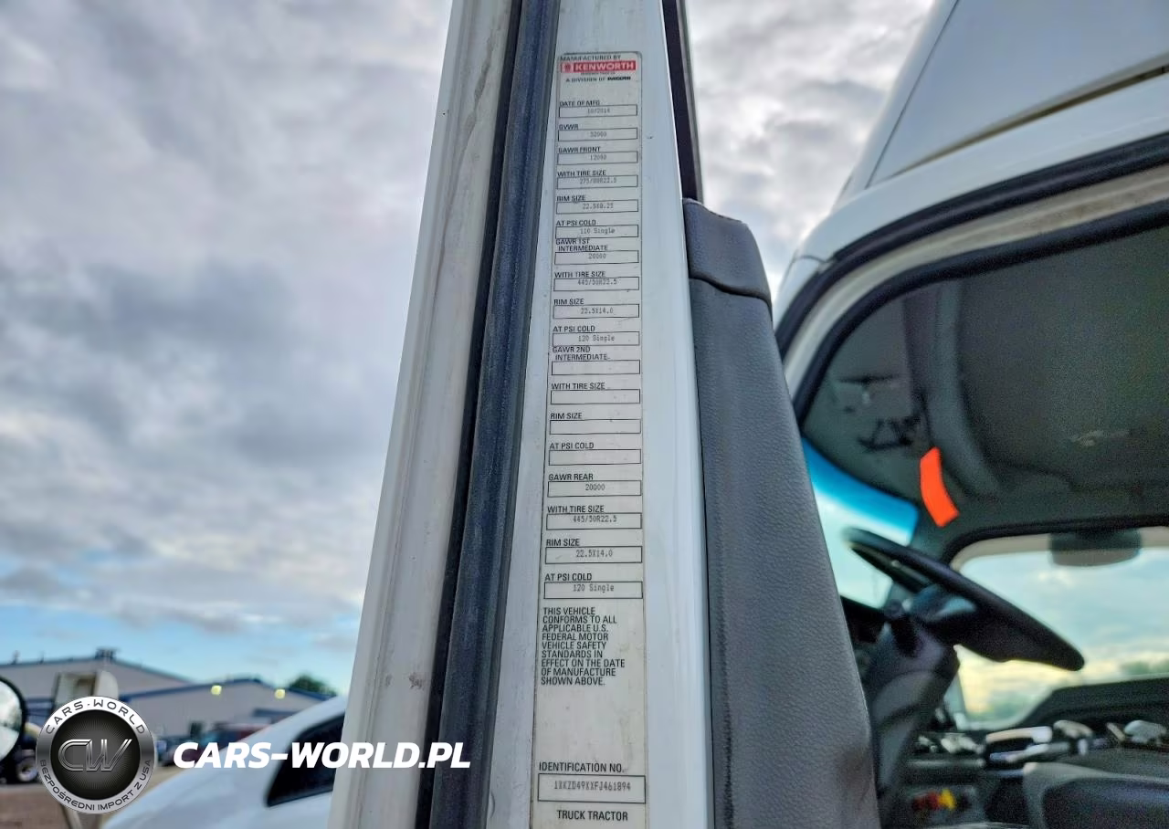 2015 Kenworth T880 Semi Truck VIN:1XKZD49XXFJ461894 - 10