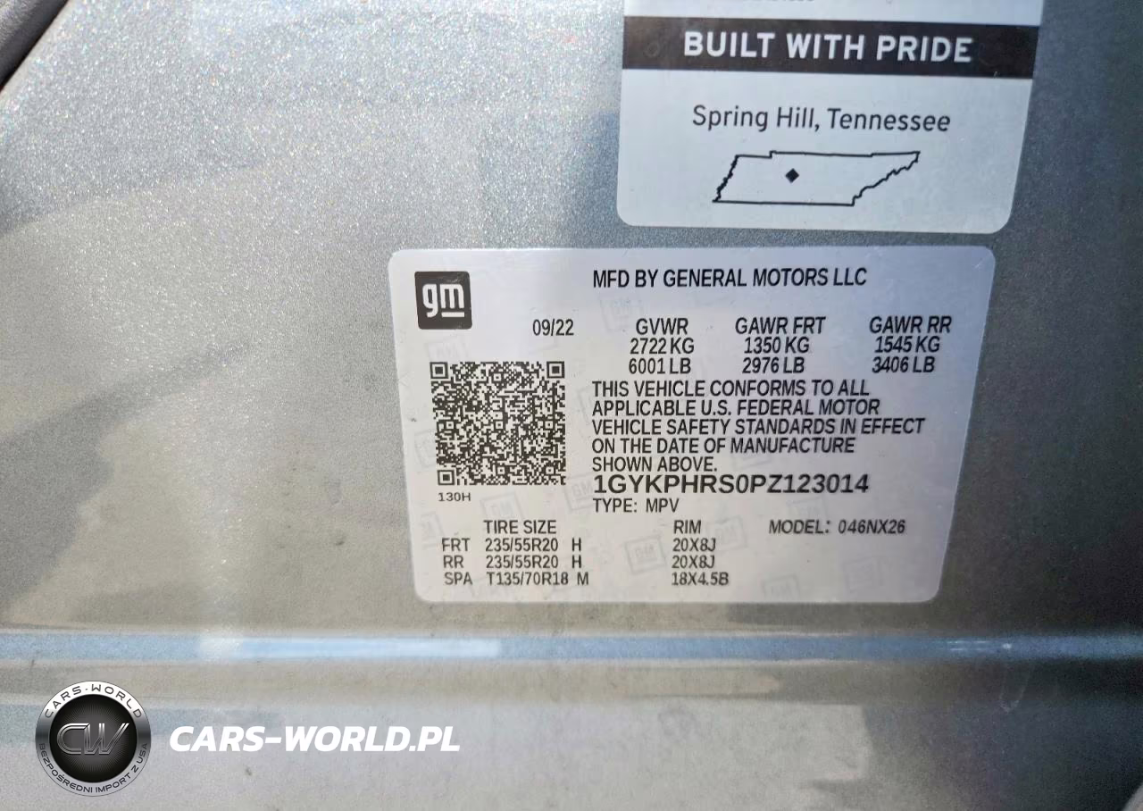 2023 Cadillac Xt6 Sport Platinum VIN:1GYKPHRS0PZ123014 - 14