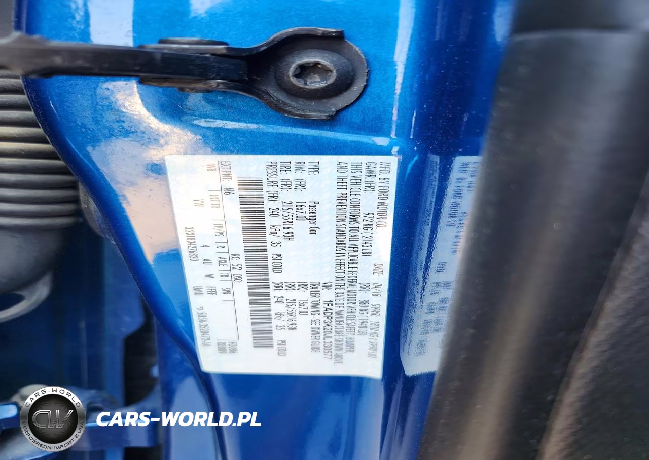 2018 Ford Focus Se VIN:1FADP3K20JL330577 - 12