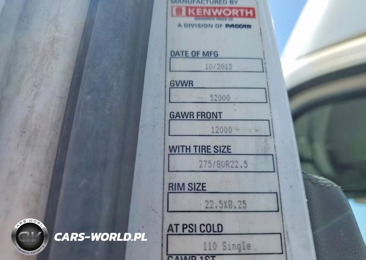 2016 Kenworth Construction T880 VIN:1XKZD49X9GJ124277 - 12
