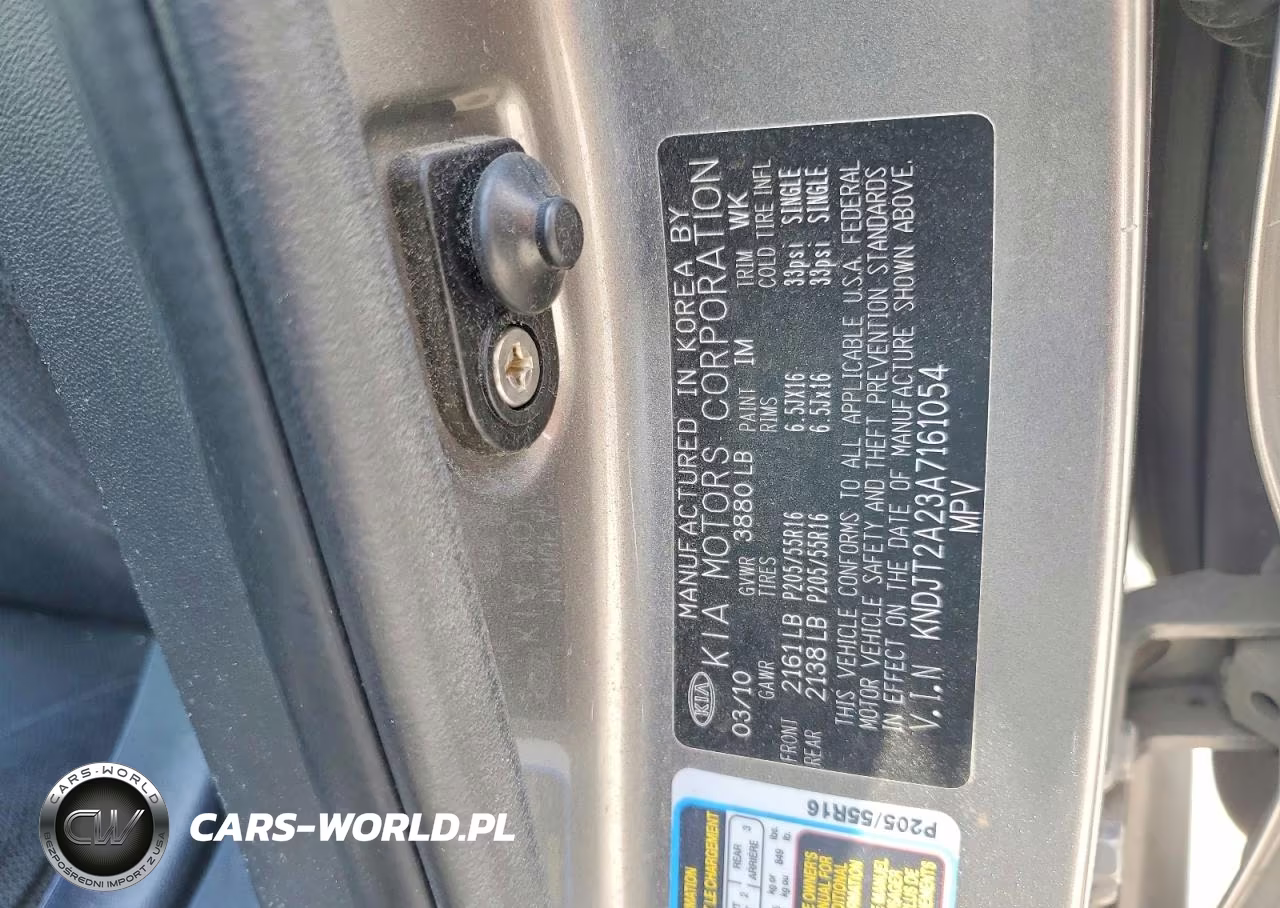 2010 Kia Soul + VIN:KNDJT2A23A7161054 - 12