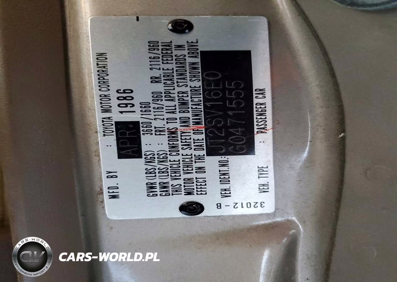 1983 Toyota Camry VIN:JT2SV16E0G0471555 - 12