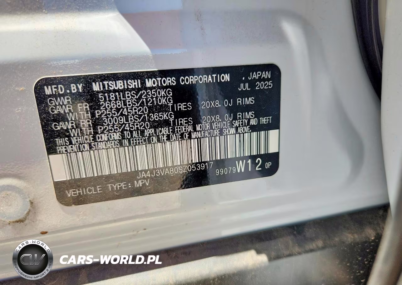 2025 Mitsubishi Outlander Se VIN:JA4J3VA80SZ053917 - 13