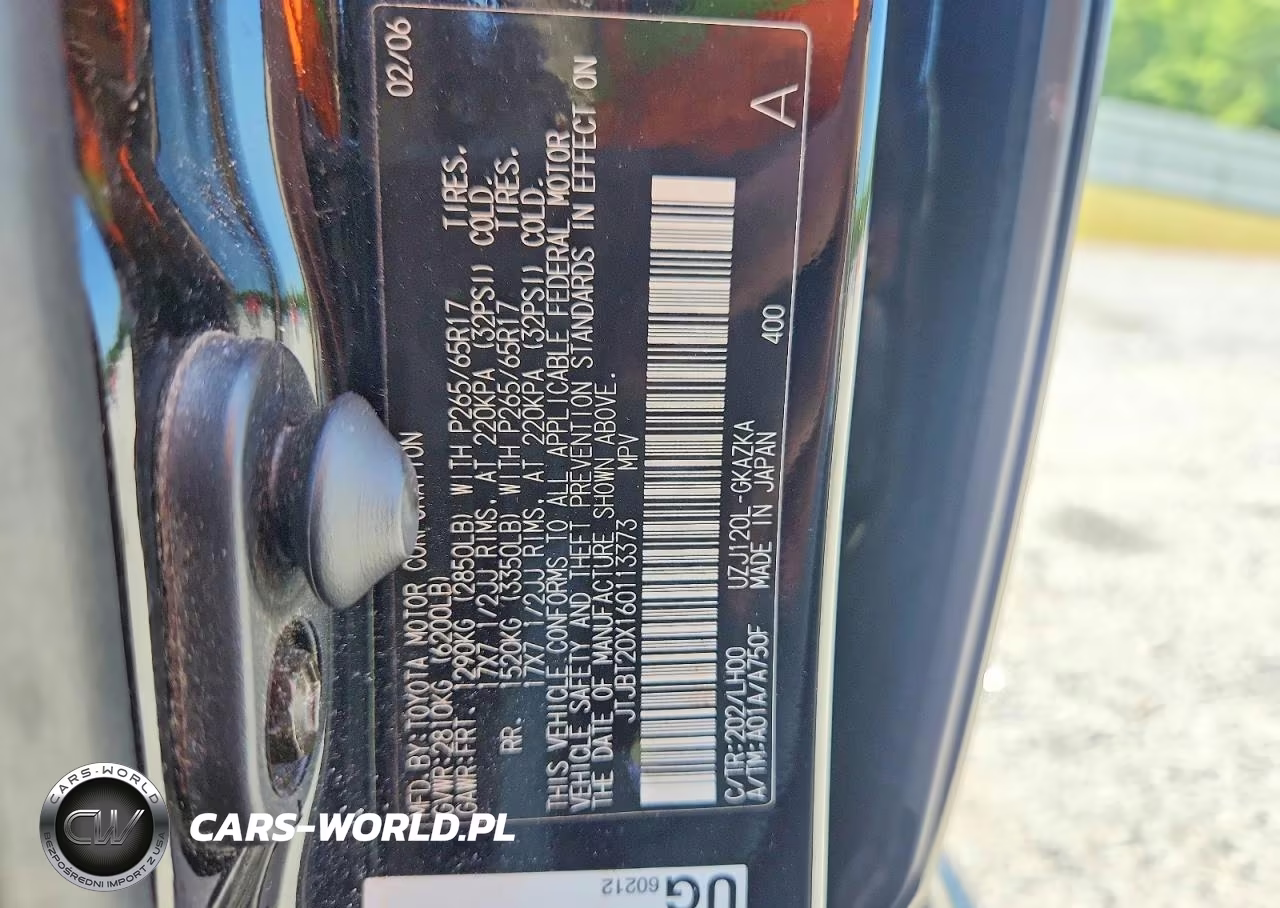 2006 Lexus Gx 470 VIN:JTJBT20X160113373 - 13