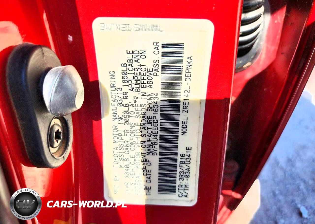 2013 Toyota Corolla Le VIN:5YFBU4EE6DP163434 - 12