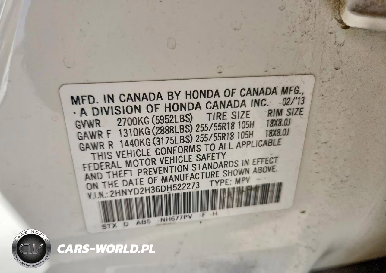 2013 Acura Mdx Technology VIN:2HNYD2H36DH522273 - 14