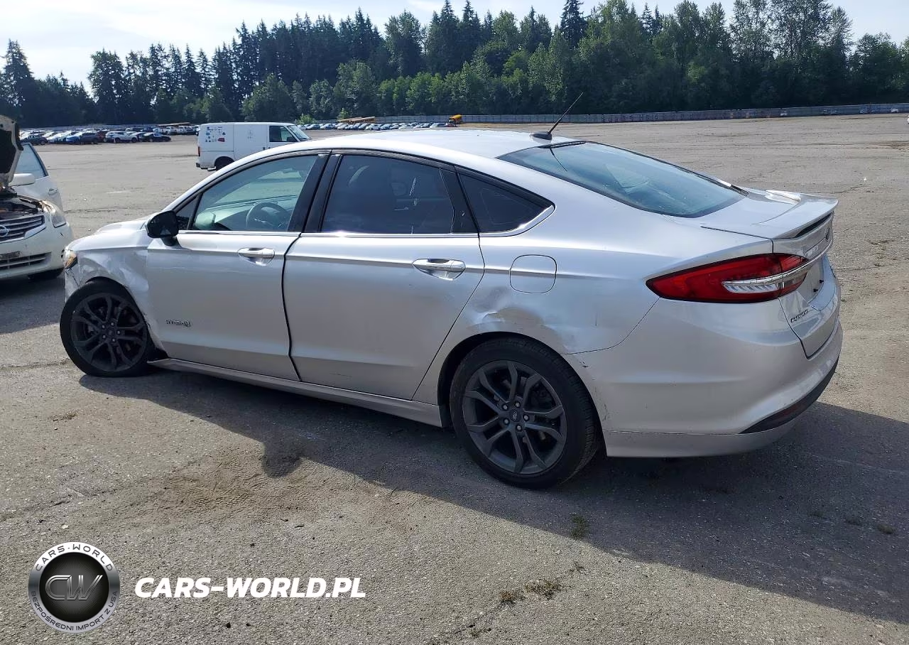 2018 Ford Fusion Se Hybrid VIN:3FA6P0LU2JR102198 - 2