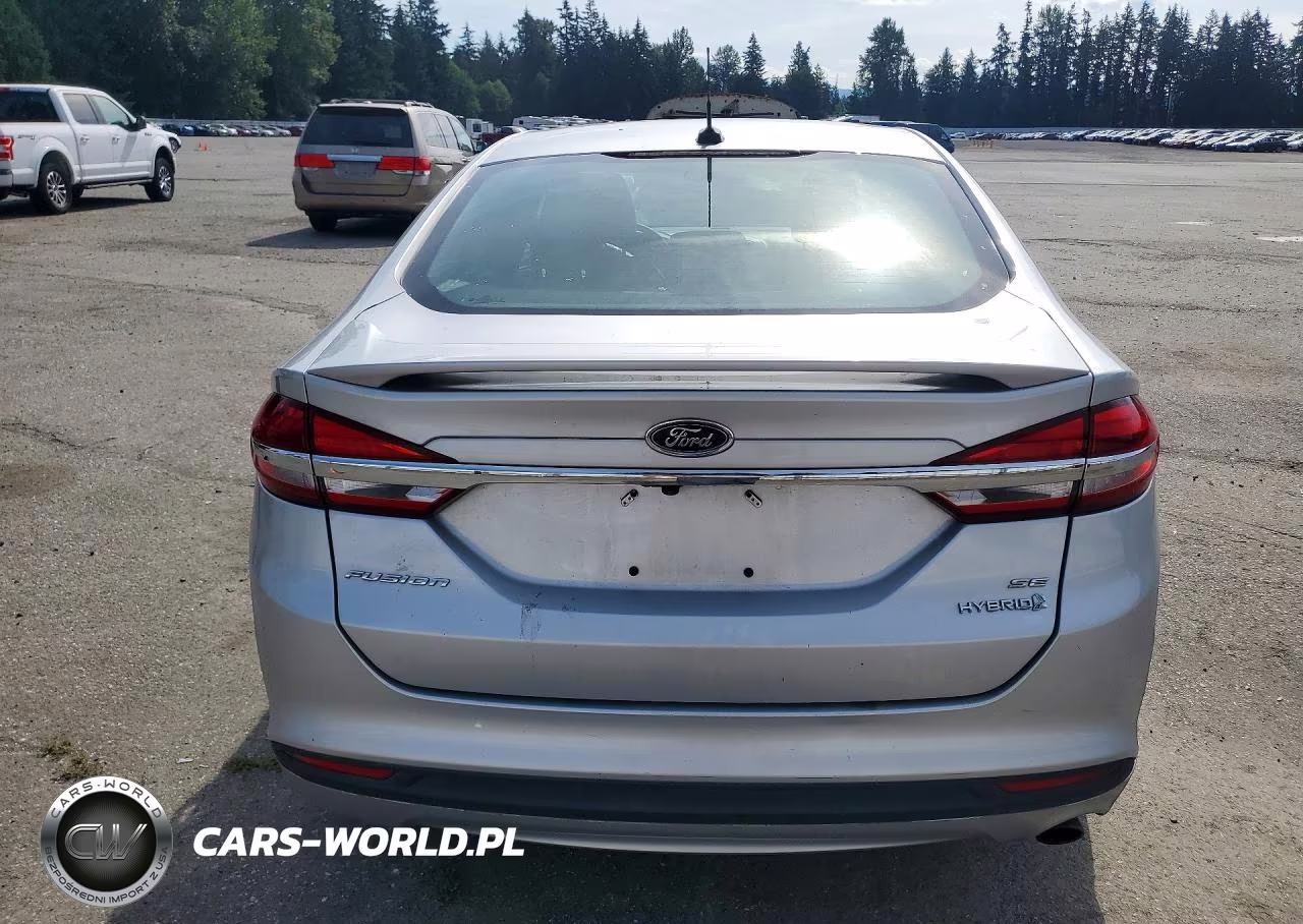 2018 Ford Fusion Se Hybrid VIN:3FA6P0LU2JR102198 - 6