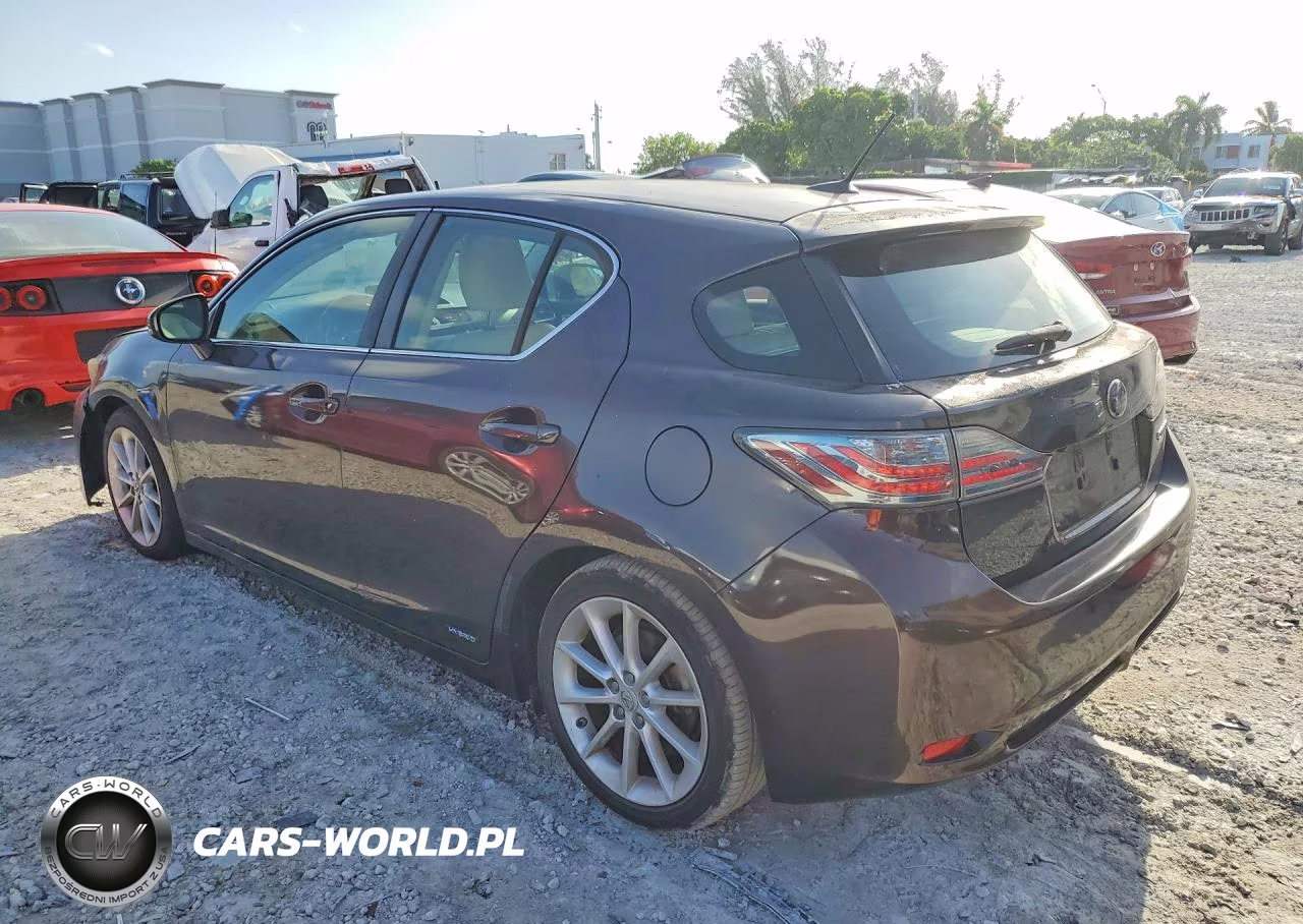 2012 Lexus Ct 200 VIN:JTHKD5BH5C2052115 - 2