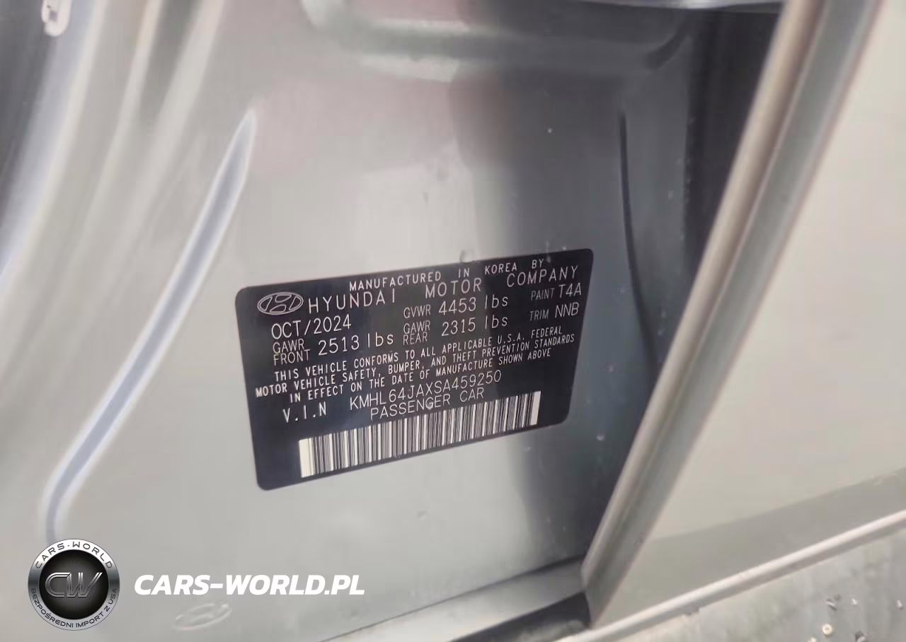 2025 Hyundai Sonata Sel VIN:KMHL64JAXSA459250 - 13