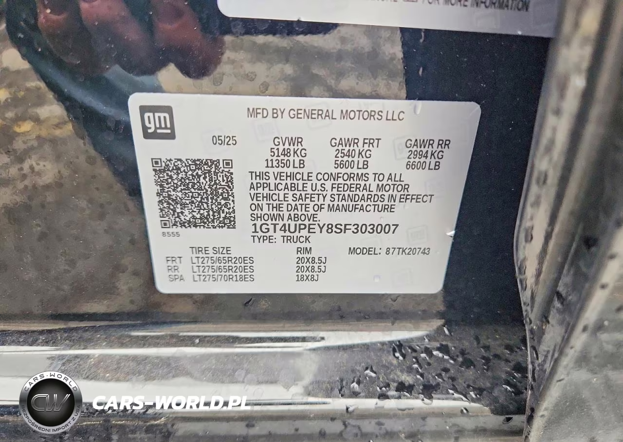 2025 GMC Sierra K2500 At4 VIN:1GT4UPEY8SF303007 - 12