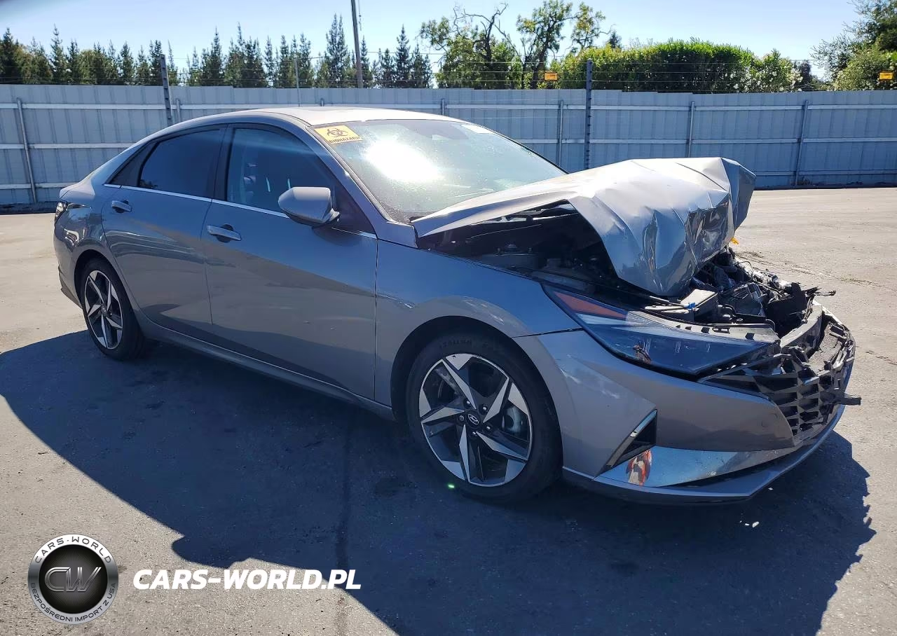 2021 Hyundai Elantra Limited VIN:KMHLN4AJ1MU011130 - 4