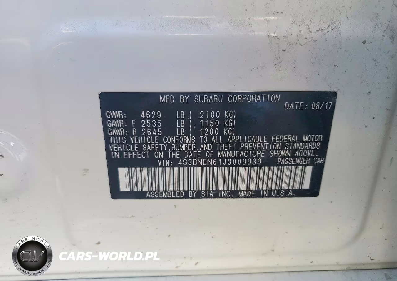 2018 Subaru Legacy 3.6R Limited VIN:4S3BNEN61J3009939 - 12