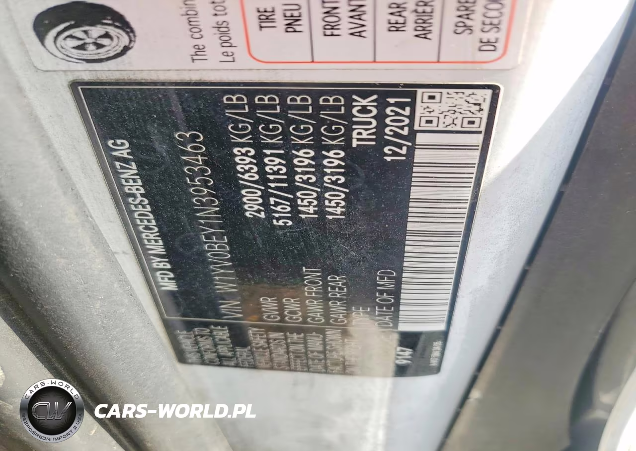 2022 Mercedes-Benz Metris VIN:W1YV0BEY1N3953463 - 13