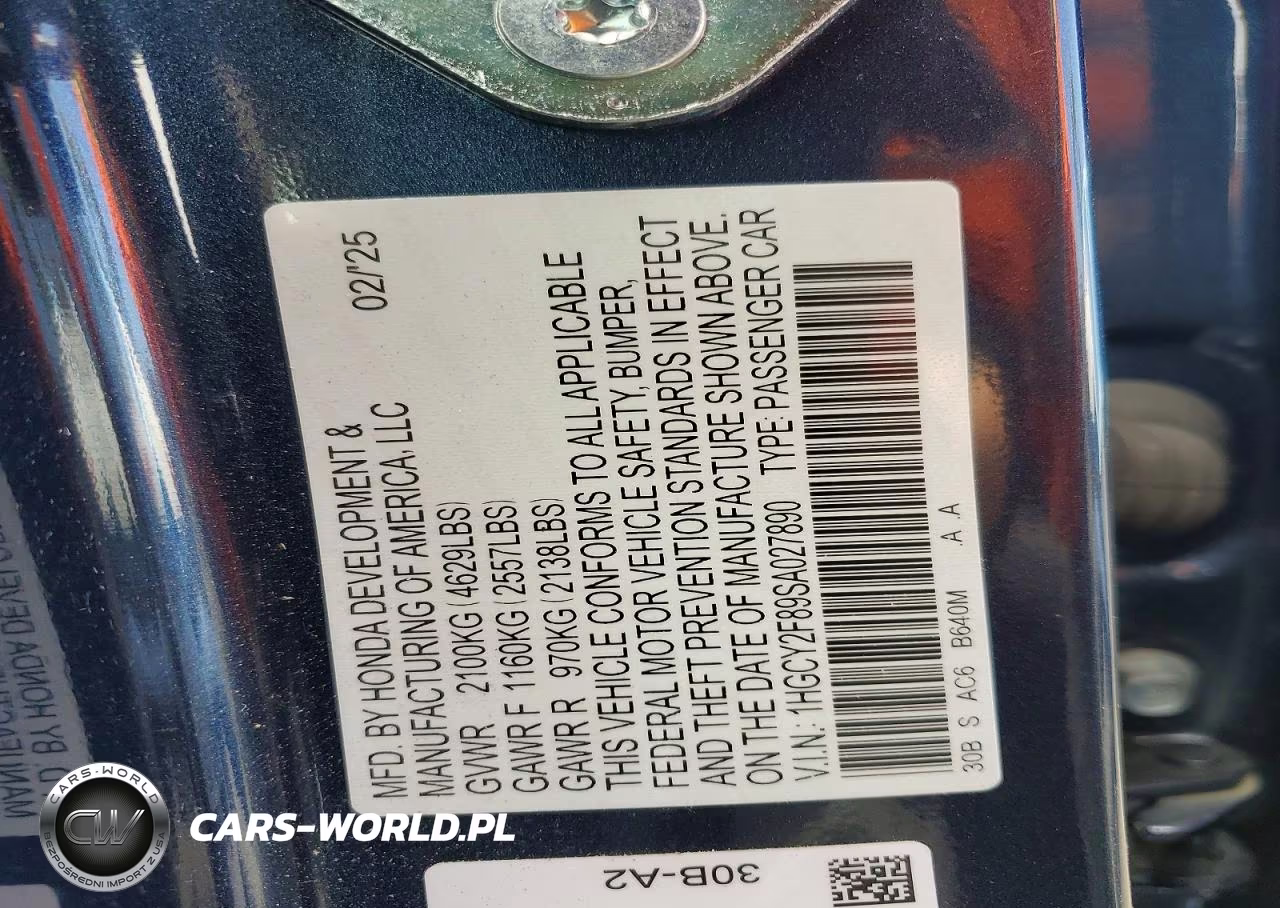 2025 Honda Accord Touring Hybrid VIN:1HGCY2F89SA027890 - 13