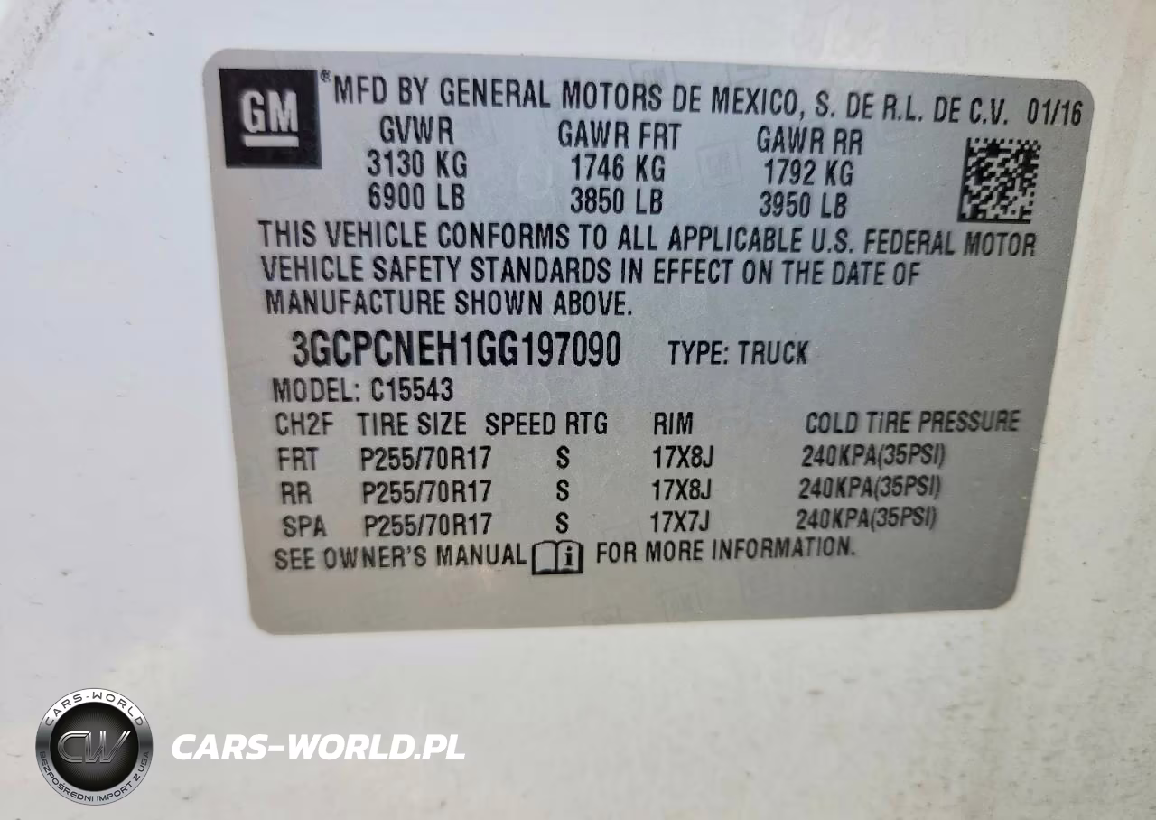 2016 Chevrolet Silverado C1500 VIN:3GCPCNEH1GG197090 - 12