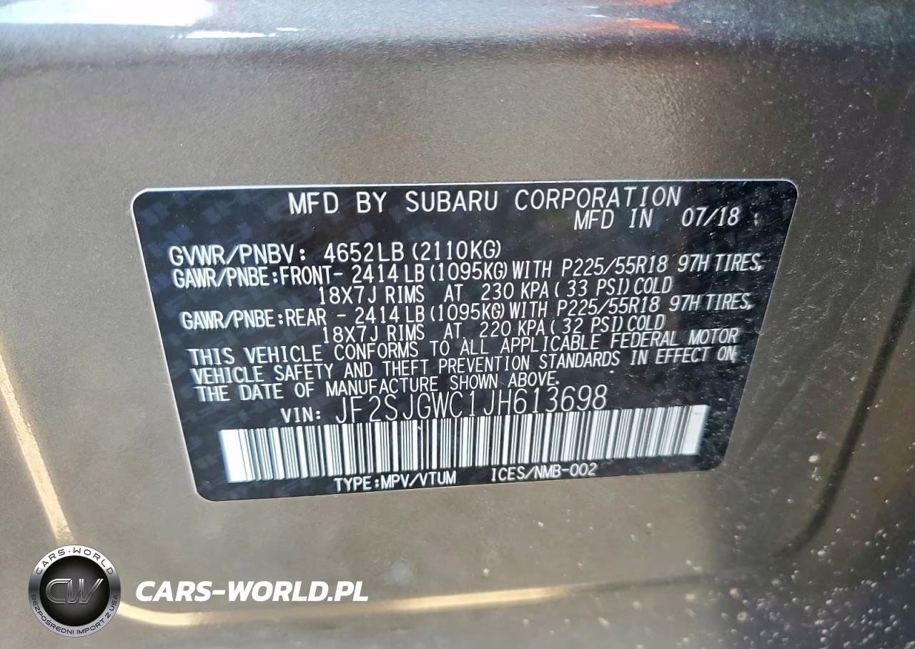 2018 Subaru Forester 2.0Xt Touring VIN:JF2SJGWC1JH613698 - 13