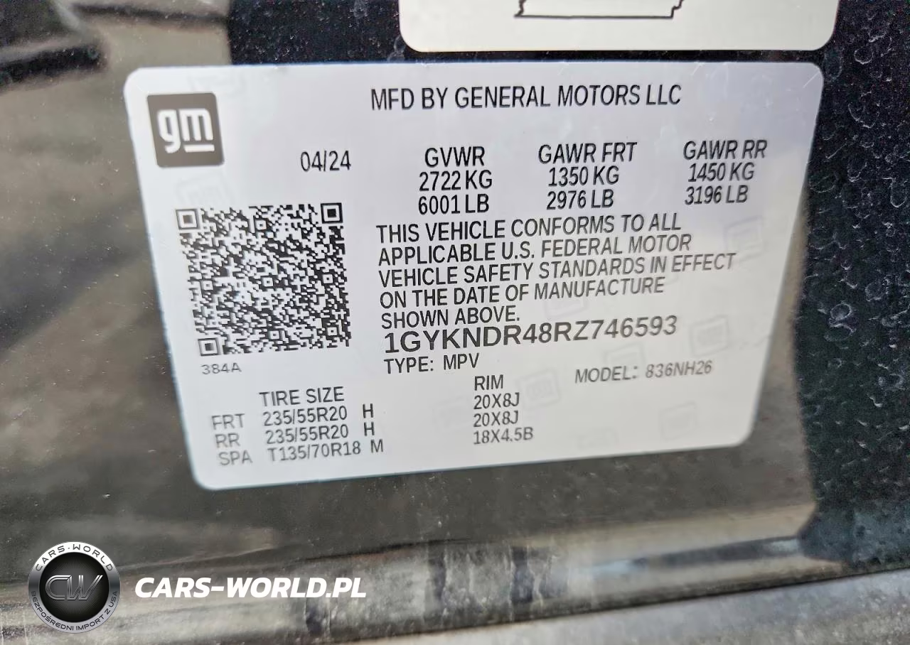 2024 Cadillac Xt5 Premium Luxury VIN:1GYKNDR48RZ746593 - 14